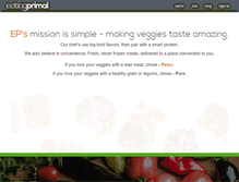 Tablet Screenshot of eatingprimal.com